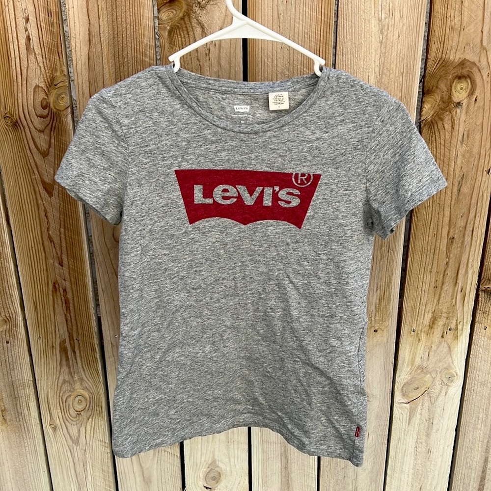 Grey Levi’s Shirt With Logo